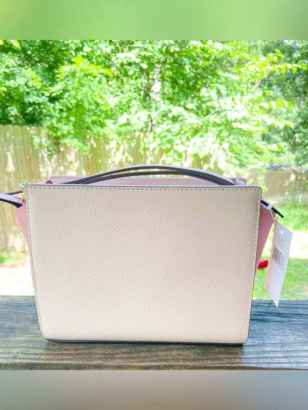 Kate Spade Grand Street Hayden Leather Crossbody Bag Pink Color Block BalletCore